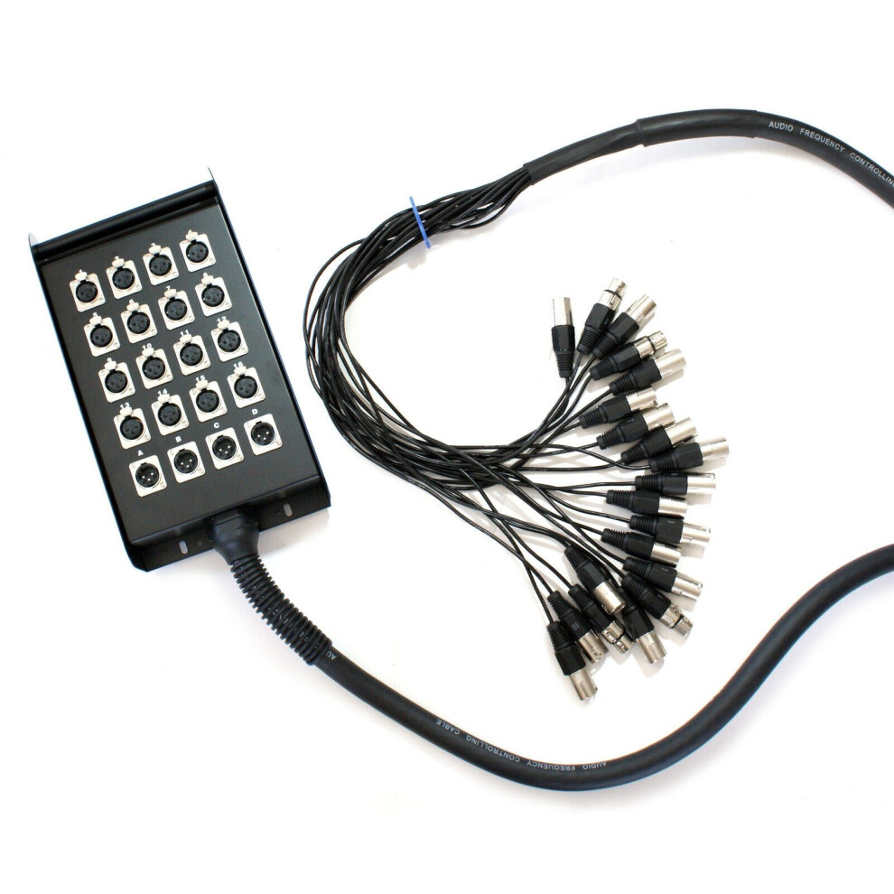30M 20 Way Xlr 3 Pin Multicore Loom Snake Cable *16 Input 4 Returns* Stage Box 5055538103520