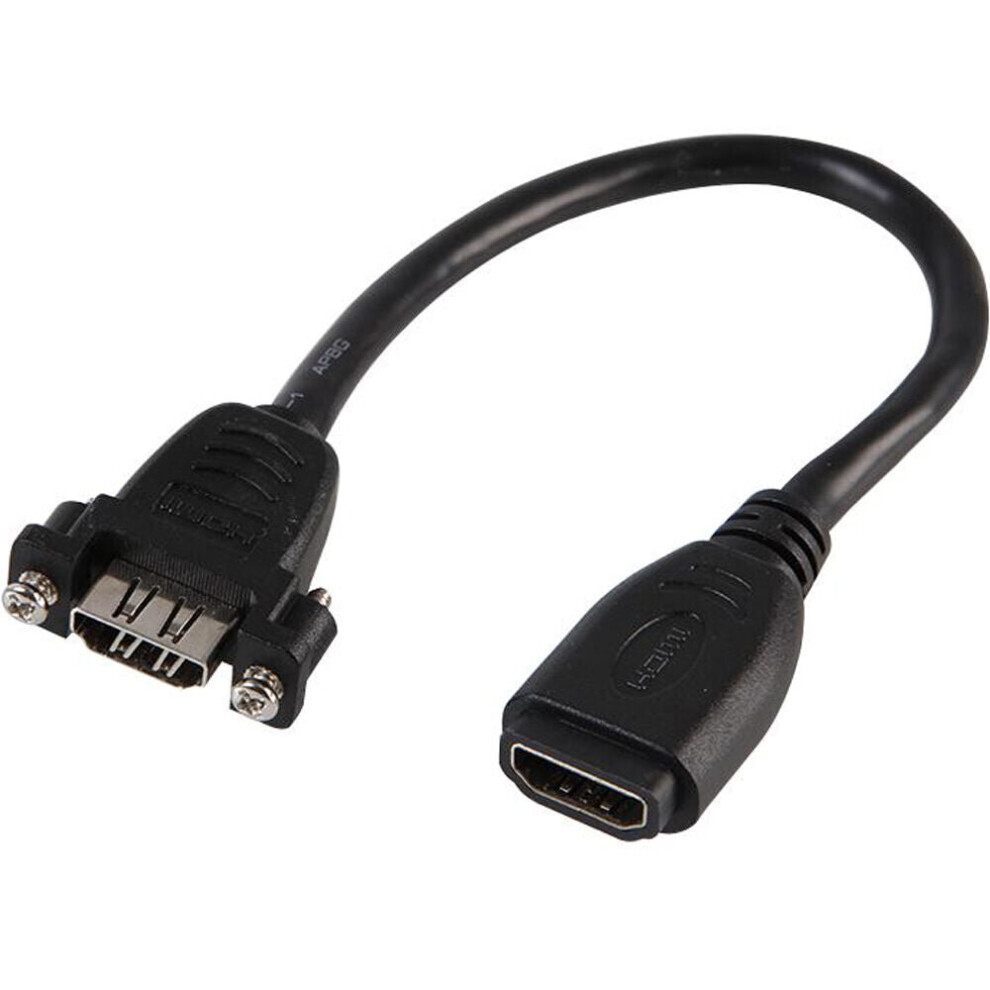 Loops 0.16M Hdmi Female To Socket Full Hd Coupler Joiner Cable Lead Wall Plate Adapter