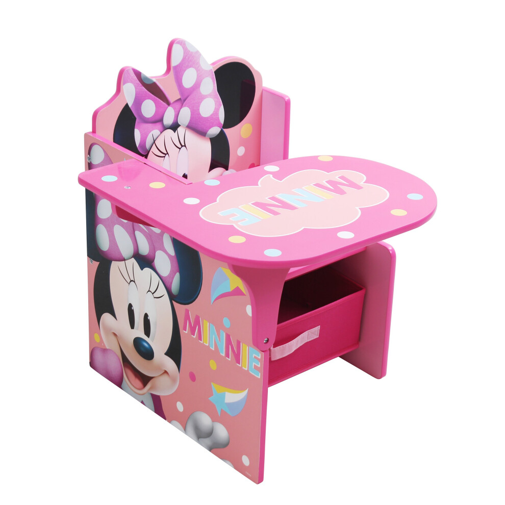 Disney Minnie Mouse Chair Desk With Storage Bin By Nixy Children