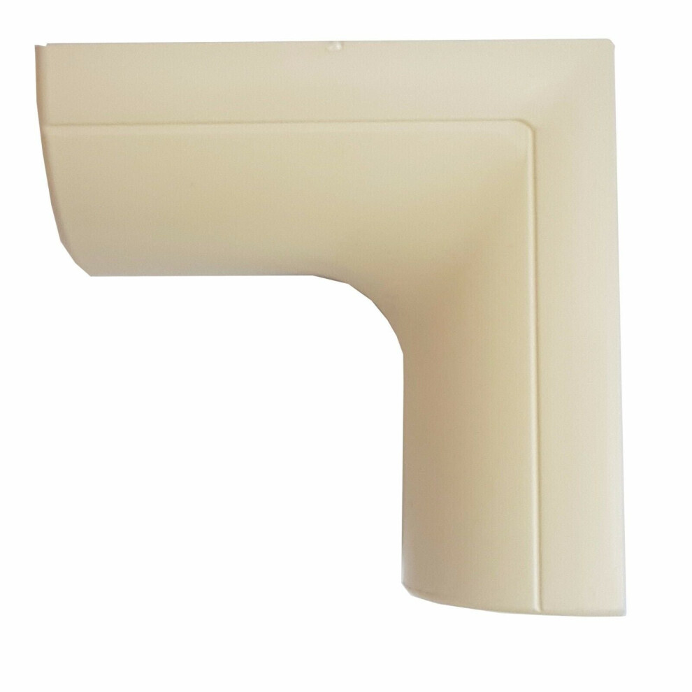 Loops 30X15mm Clip Over Internal Bend Magnolia Adapter 90 Degree Trunking Conduit