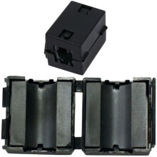 11.5mm Clip On Ferrite Core Data Cable Ferrous Ring Bead Choke Filter EMI & RFI