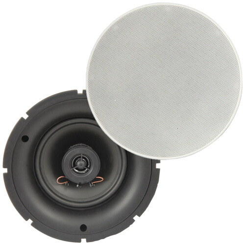 Loops (PAR) 6.5" 8Ohms Low Profile Ceiling Speakers 2 Way Wall Mount Slim Line