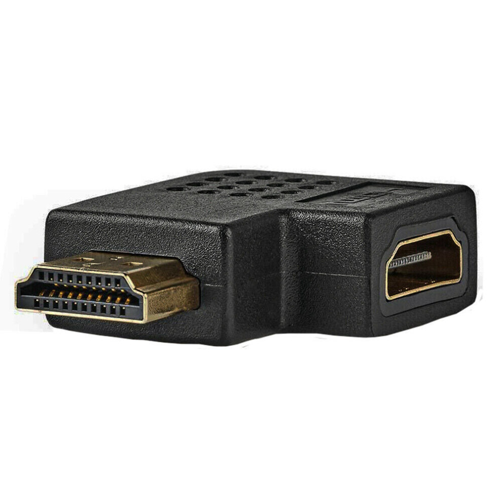 Loops Hdmi Flat Right Angle Angled 90 270 Degree Adapter Connector Male To Female