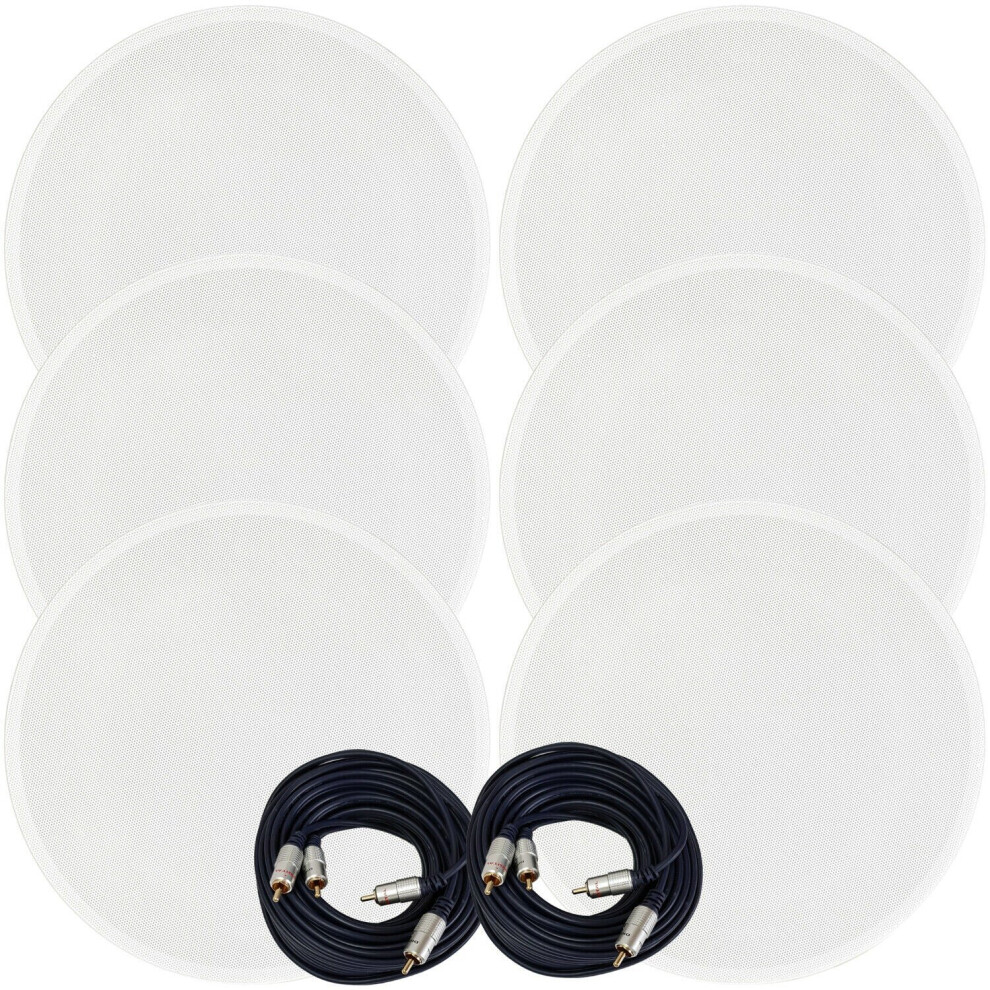 Loops Active Bluetooth 6X Ceiling Speaker Kit 50W Wireless Hifi Audio Streaming System