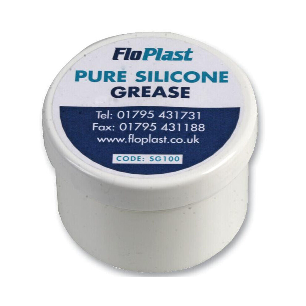 100G Premium Pure Silicone Grease Multi Purpose Water Repellent Rubber Lubricant 5055538185793