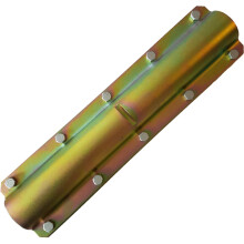 2 inch   50mm Pole Mast Coupler Galvanised Steel Aerial Satellite Adapter Joiner