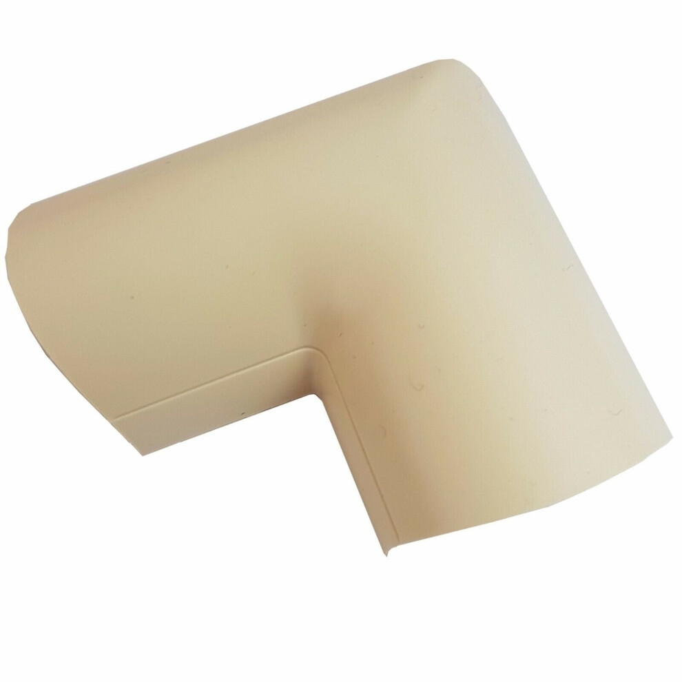 30X15mm Clip Over Magnolia Door Frame Bend Adapter 90 Degree Trunking Conduit 5055538197222