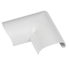 30mm x 15mm White Clip Over Over Door Top Trunking Adapter Wall Conduit AV TV