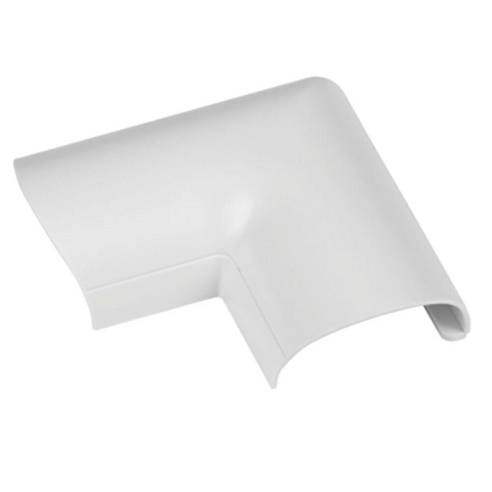 30mm x 15mm White Clip Over Over Door Top Trunking Adapter Wall Conduit AV TV