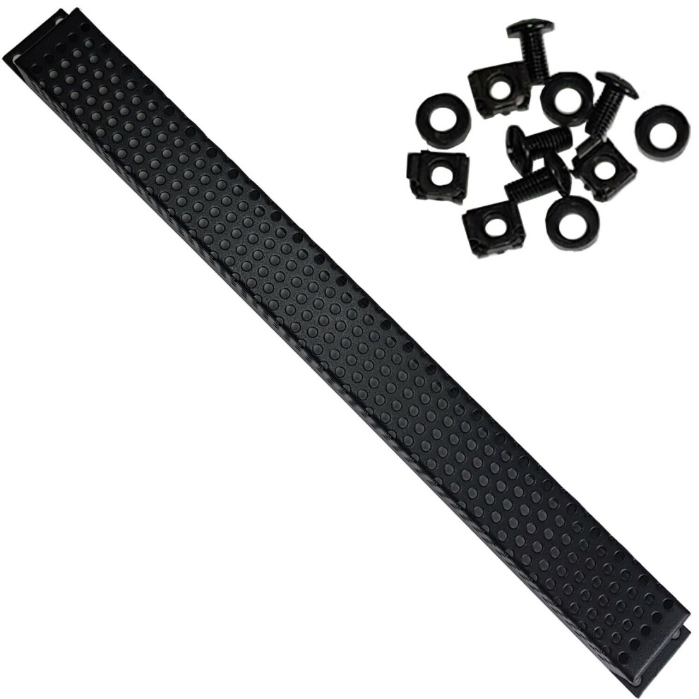 Loops 19" 3U Anti Tamper Security Equipment Cover Patch Panel Module Plate Rack Mount