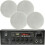 Loops Home Restaurant 4x Ceiling Speaker Bluetooth Wireless Background Music Amp Kit 1