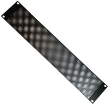 19" 2U Vented Mesh Blanking Rack Patch Panel Equipment Module Cover Plate Mount