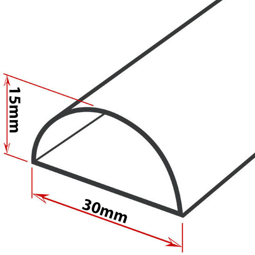 30x15mm Smooth Fit Joiner Coupler Magnolia Adapter Trunking Conduit Tube Pipe