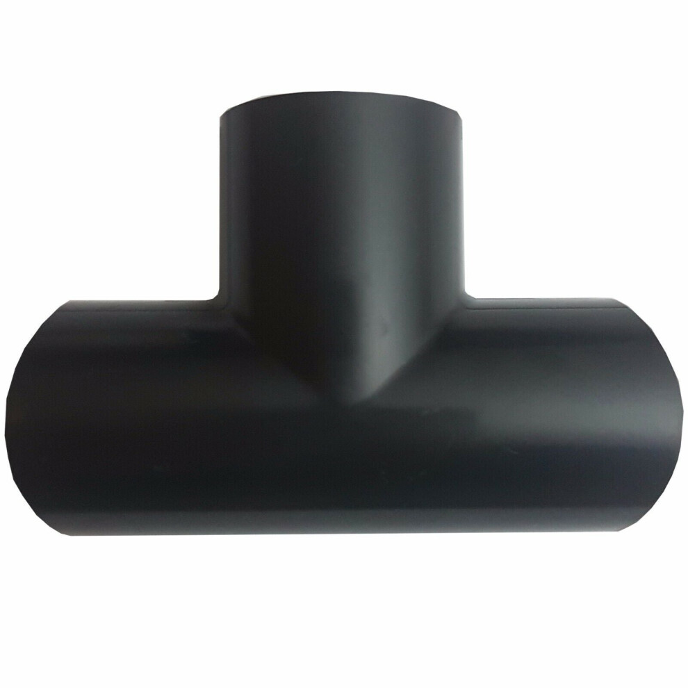 30mm x 15mm Black Clip Over 2 Way T Splitter Trunking Adapter Wall Conduit AV TV