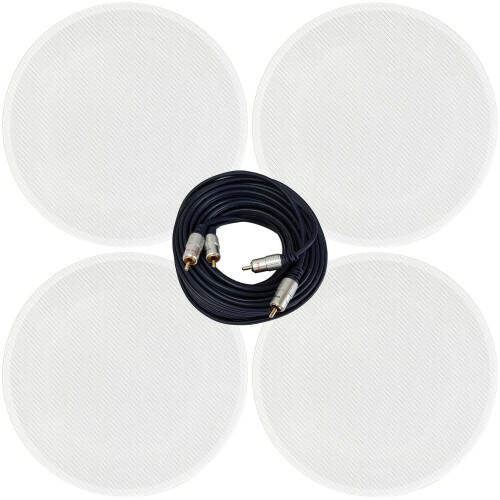Loops Active Bluetooth 4x Ceiling Speaker Kit 50W Wireless HiFi Audio Streaming System