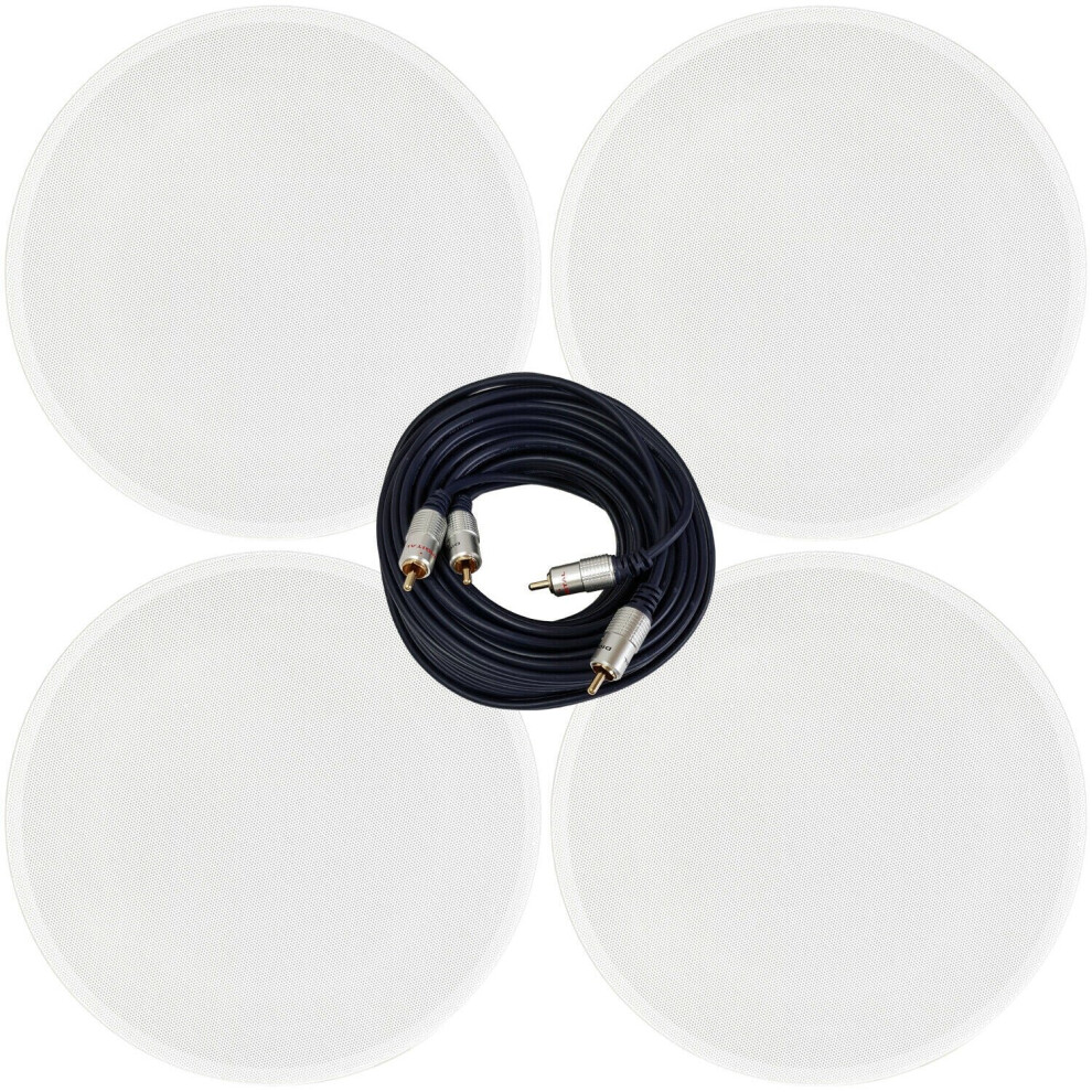 Loops Active Bluetooth 4X Ceiling Speaker Kit 50W Wireless Hifi Audio Streaming System