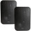 Loops 2x 6.5" 200W Moisture Resistant Stereo Loud Speakers 8Ohm Black Wall Mounted 1