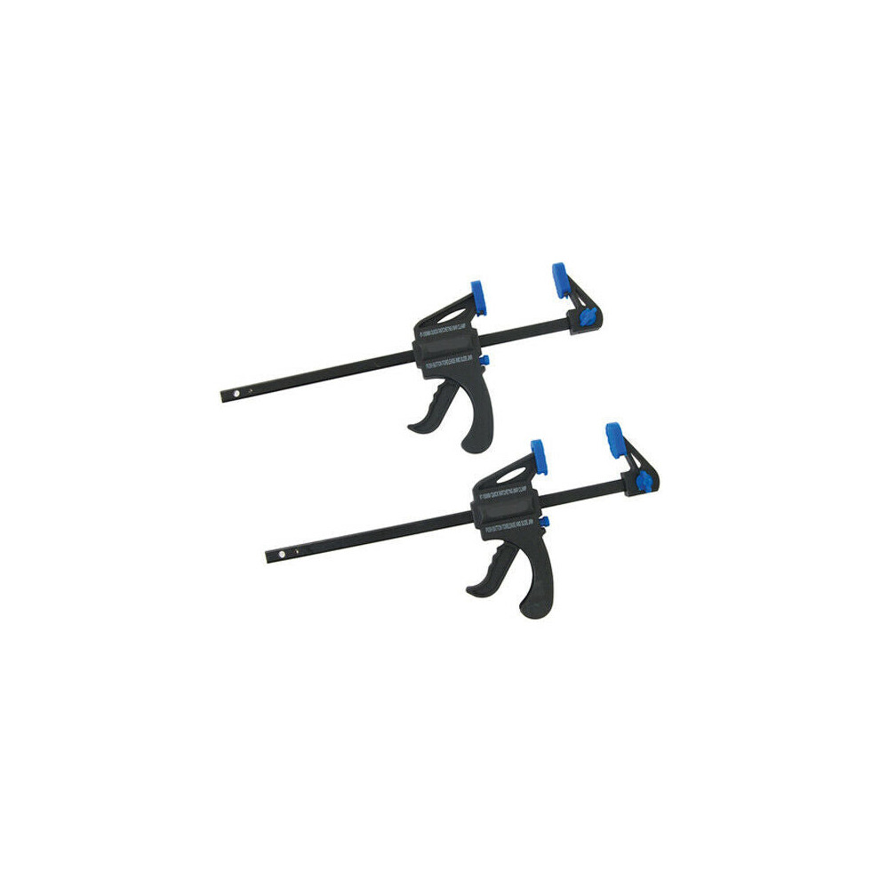 Qty 2 150Mm Single Handed Quick Release Trigger G Clamps Spreader 5055538115813