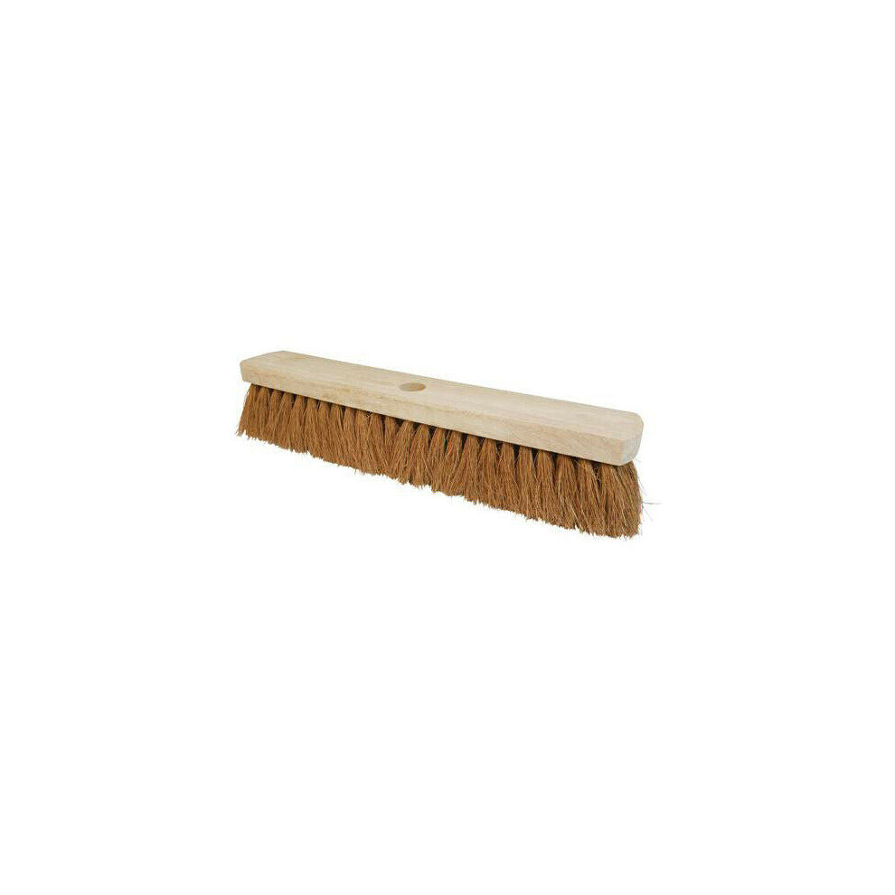 Loops 304Mm (12 Inch) Soft Coco Bristle Replacement Broom Head Sweeping
