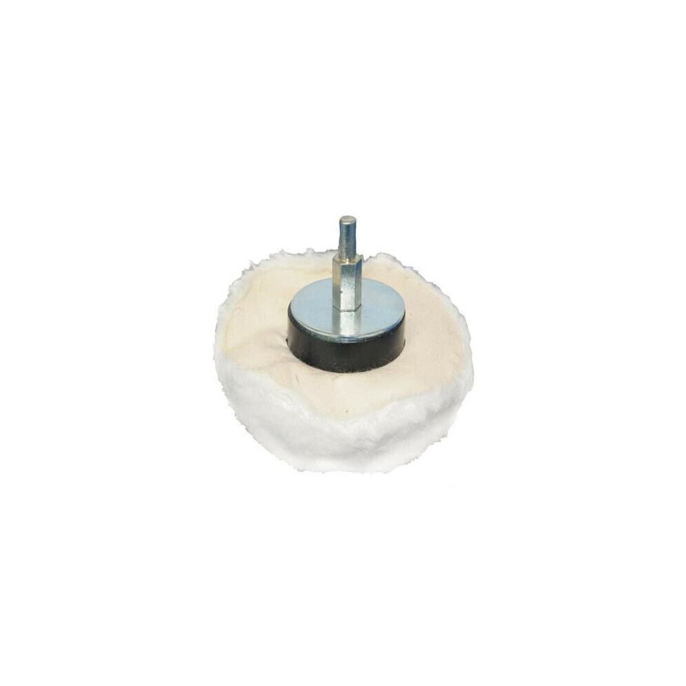 85mm Polishing Dome Mop 100% Soft Grade Cotton Power Drill Buffing Tool