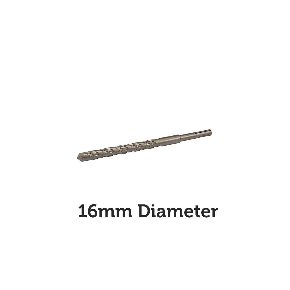 PRO 16mm x 210mm SDS Plus Masonry Drill Bit Tungsten Carbide Cutting Head Tip
