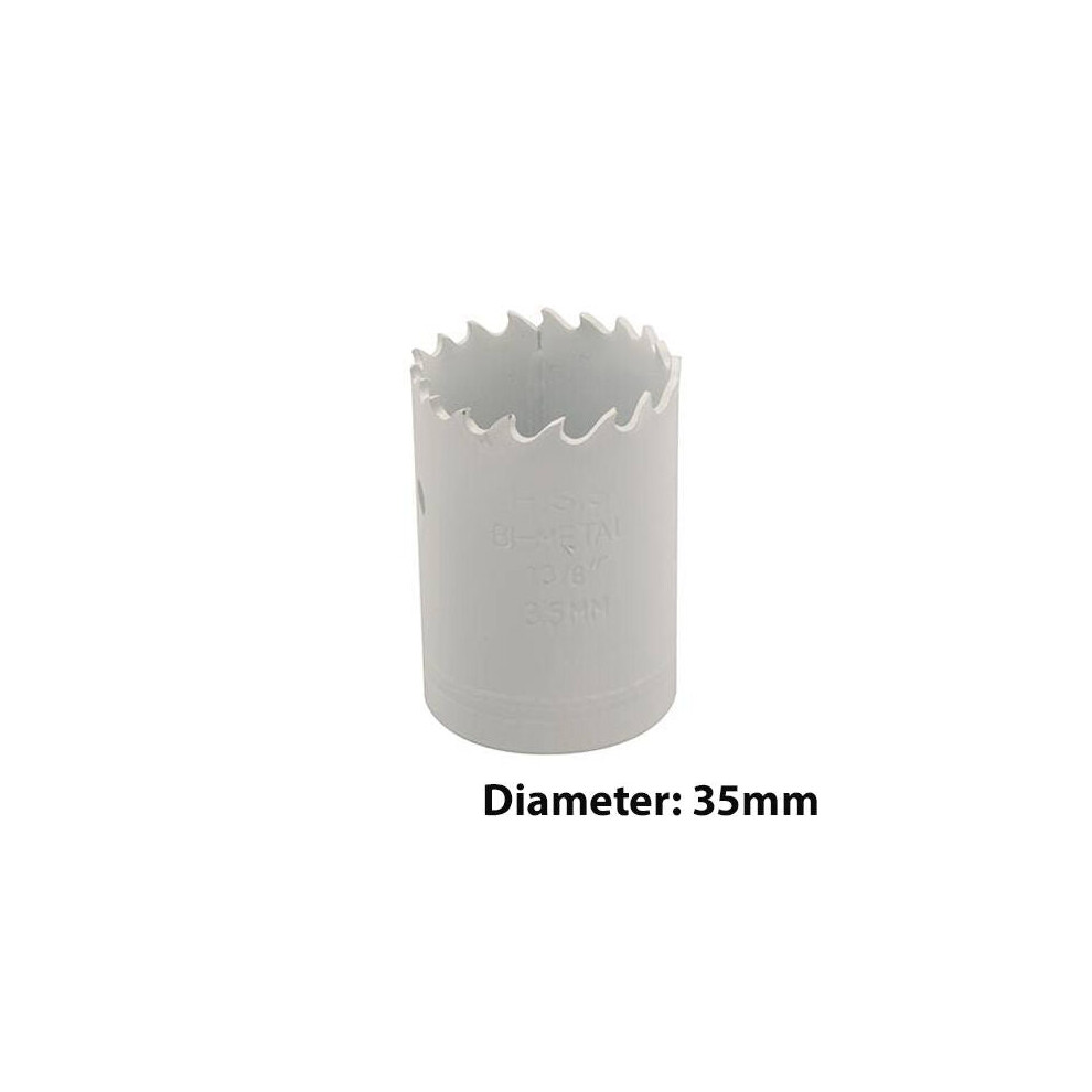 Bi Metal Core Drill Bits 35mm Diameter HSS STEEL Wood Hole Saw Worktop Cutters