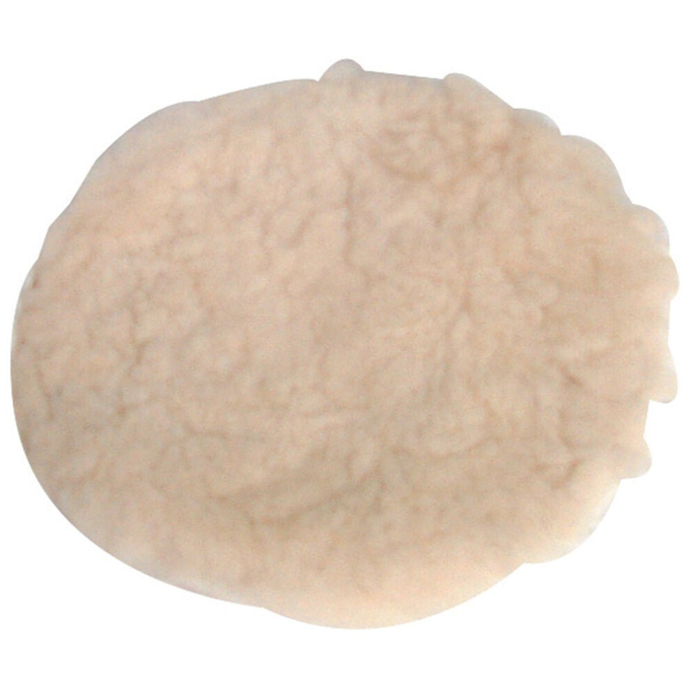 180mm 100% Lambswool Polishing Bonnet Wool & Drawstring ABS Sander Backing Pad