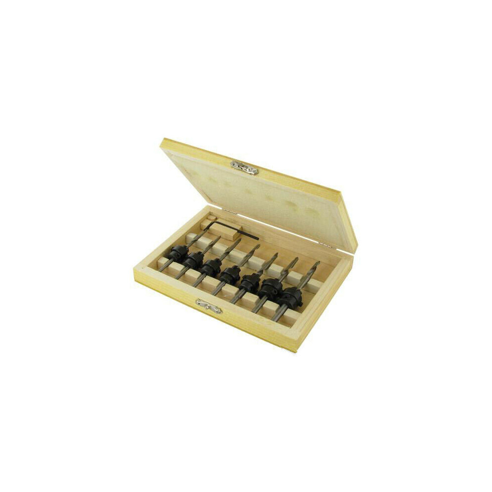 7 Piece 3.2mm 5.5mm Drill & Countersink Set For Wood