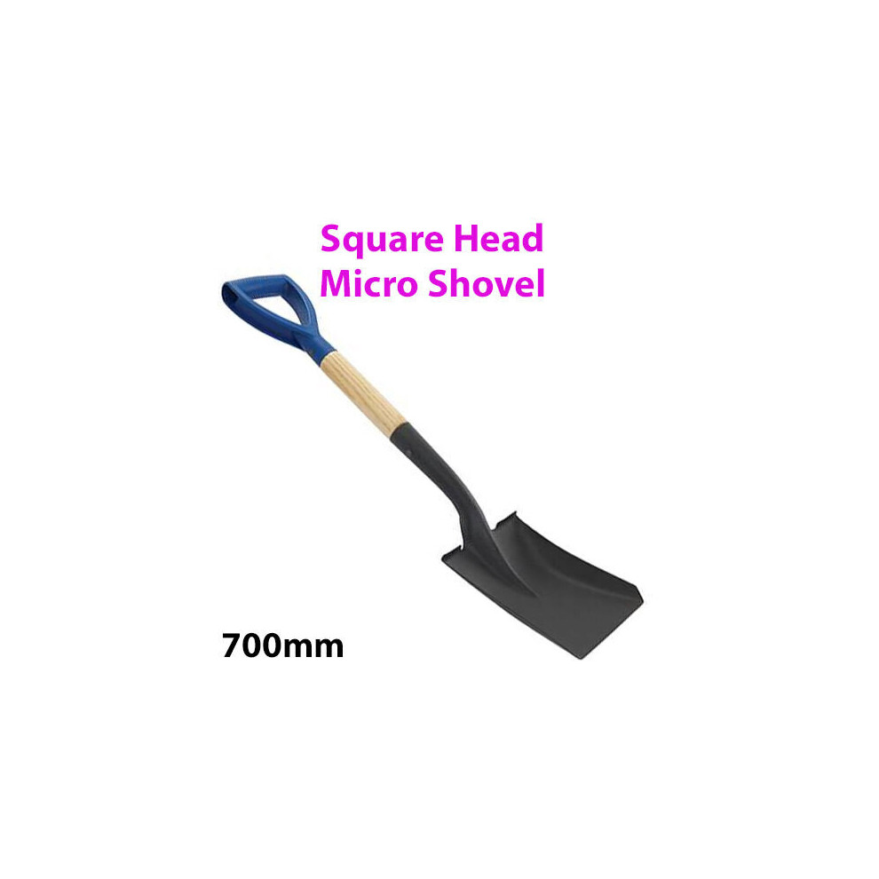 700mm Square Head Micro Shovel MYD Handle Digging Dig Scoop Garden/Land Spade