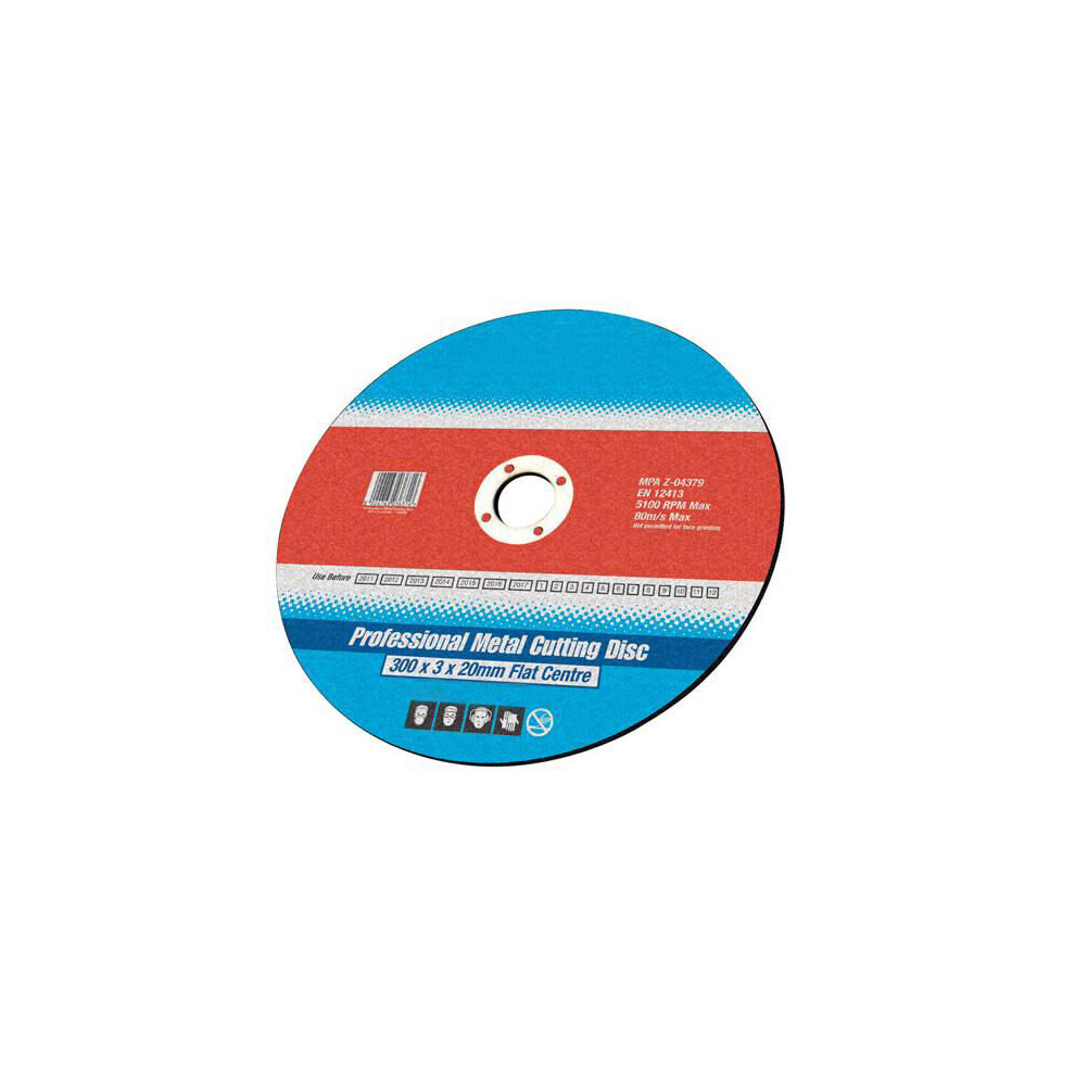 Heavy Duty Cutting Discs | 230mm x 3mm x 22.2mm | Angle Grinder Flat Metal Disc