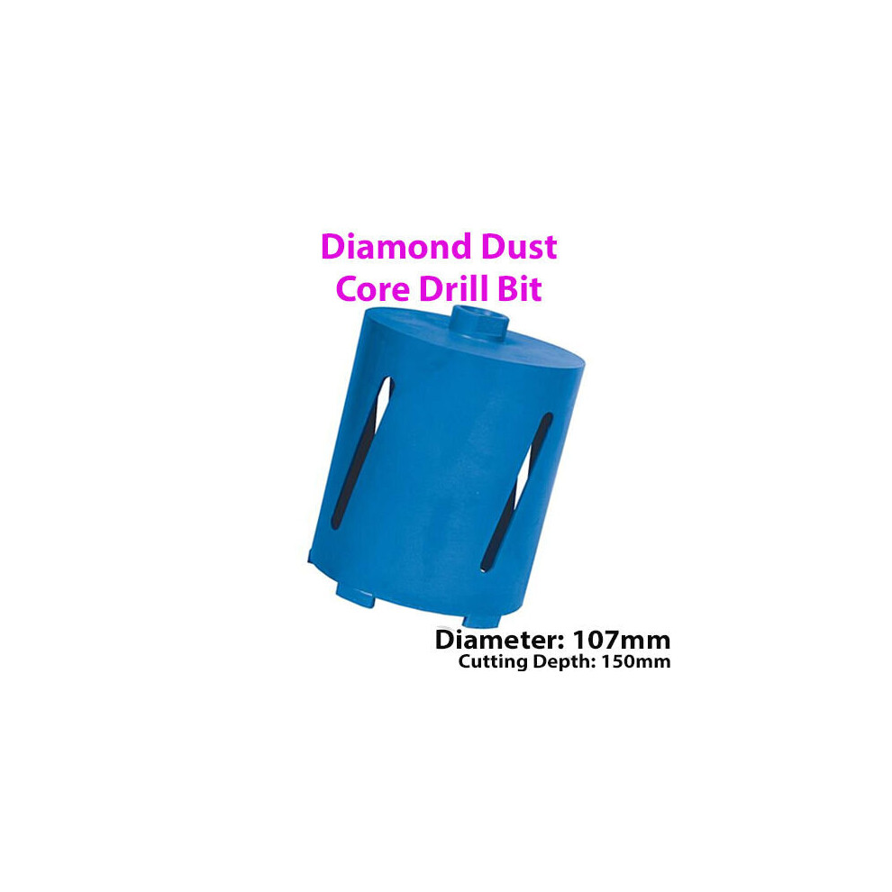 107mm x 150mm Diamond Core Drill Bit Hole Cutter For Brick Wall / Concrete Block