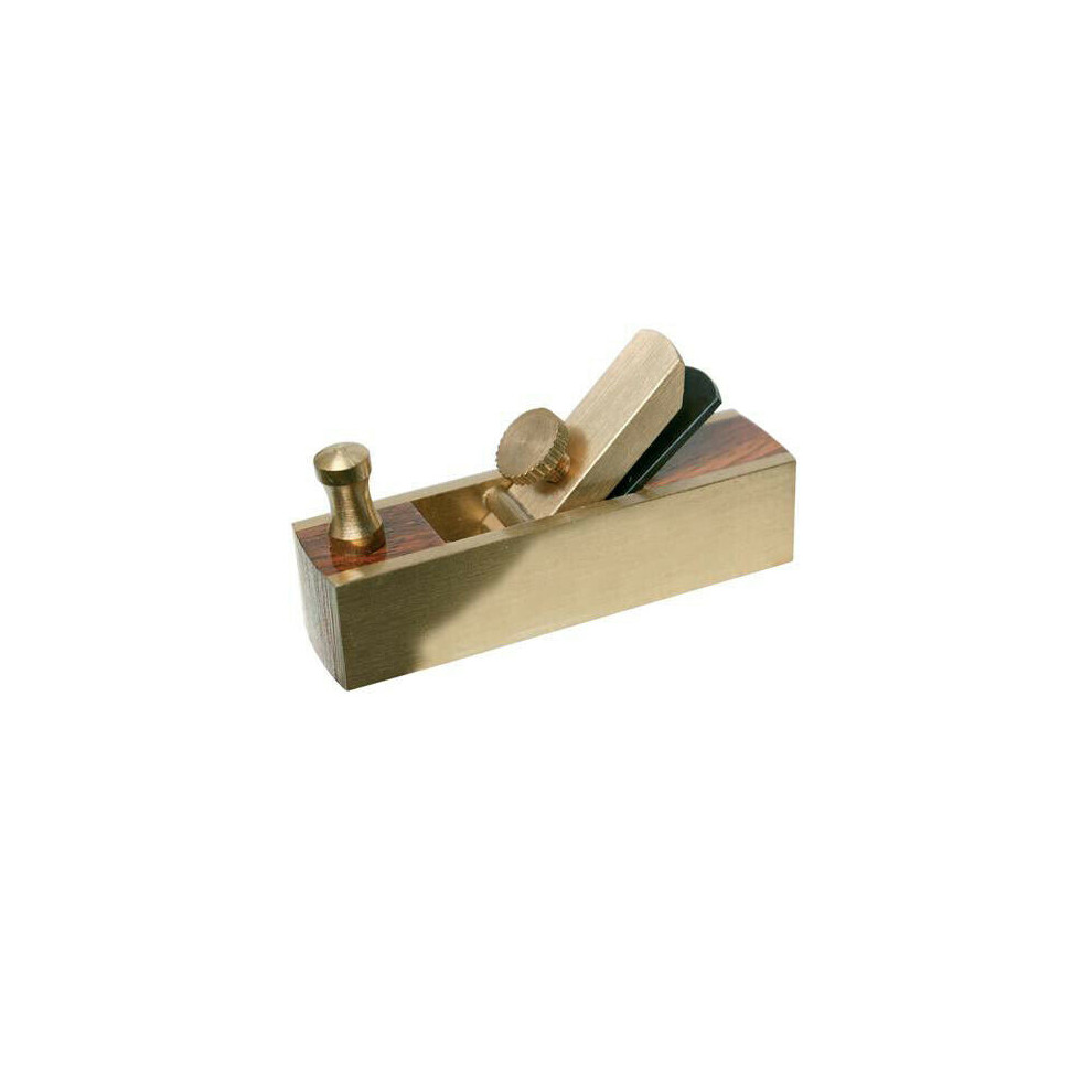 72mm Mini Block Intricate Plane Woodword/Carpentry Rosewood And Brass