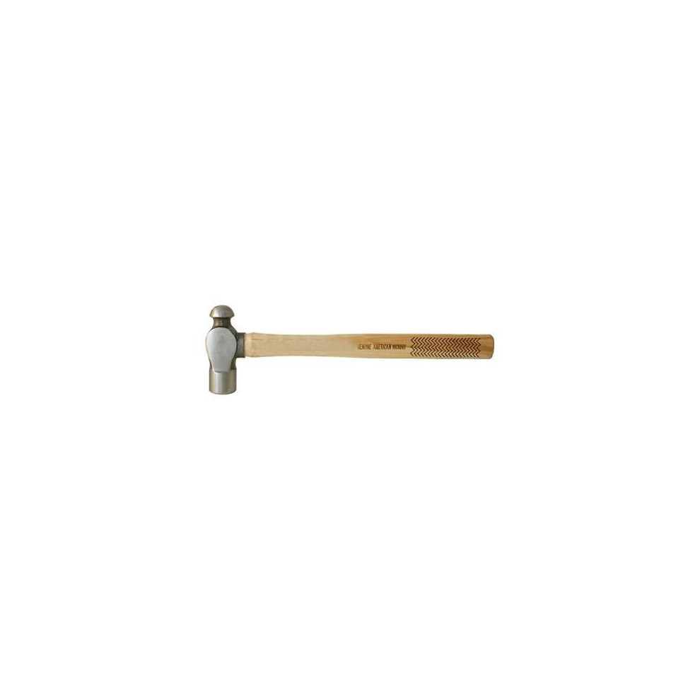Loops Hickory Shaft Ball Pein Hammer Forged Steel Sheet Metalwork Striking Tool 16Oz