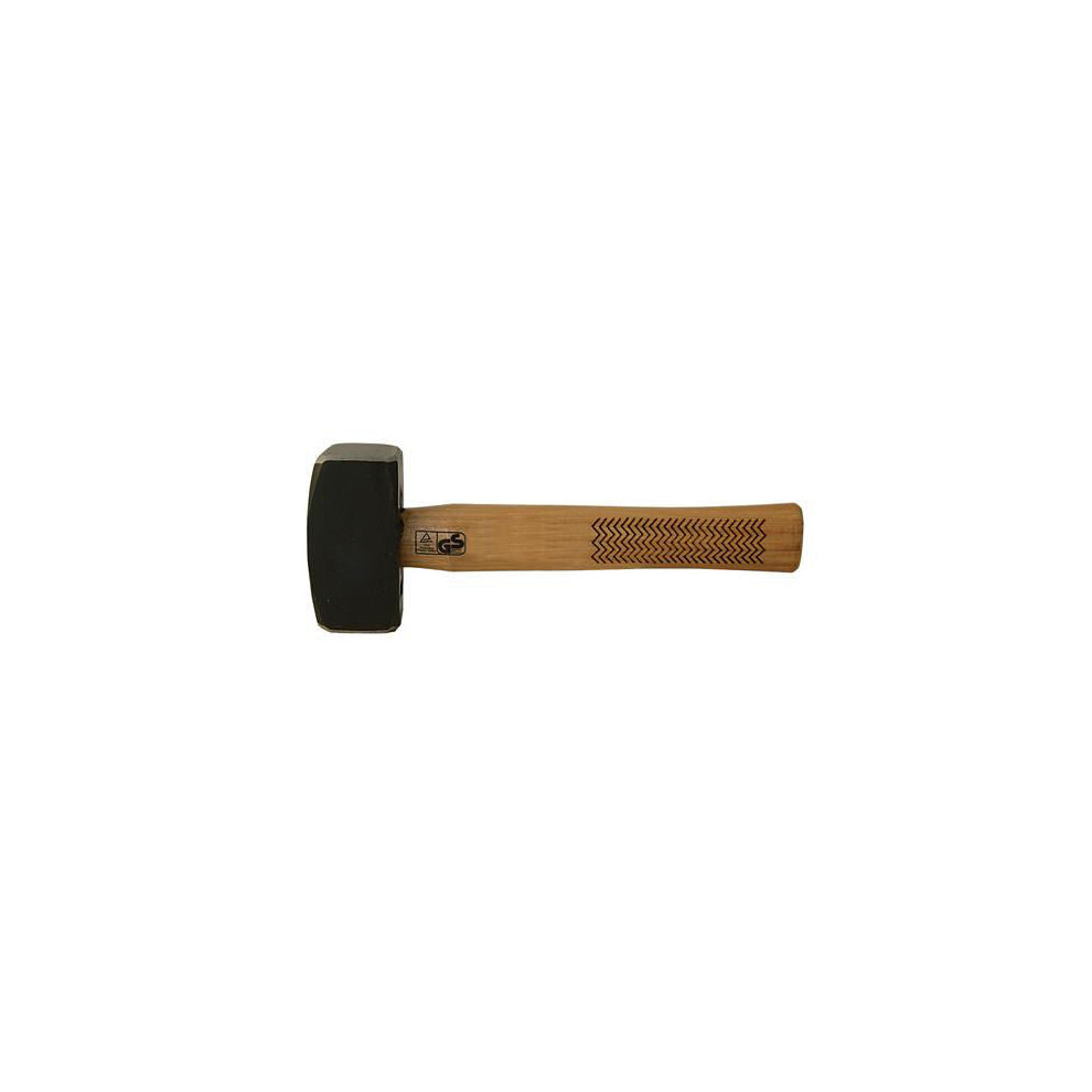 4lb Hickory Lump Hammer Hardened Steel Head Masonry Demolition Chiseling