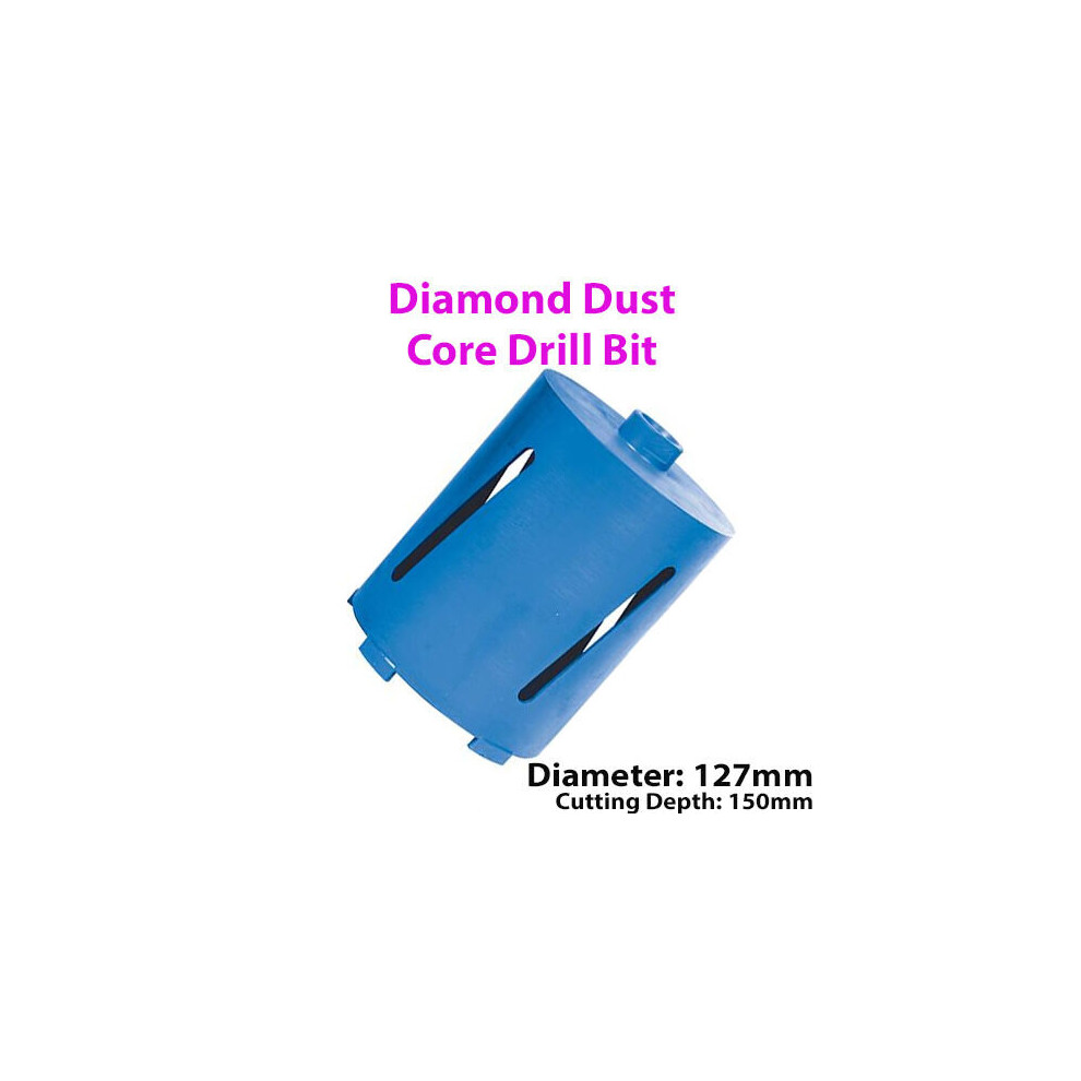 127mm x 150mm Diamond Core Drill Bit Hole Cutter For Brick Wall / Concrete Block