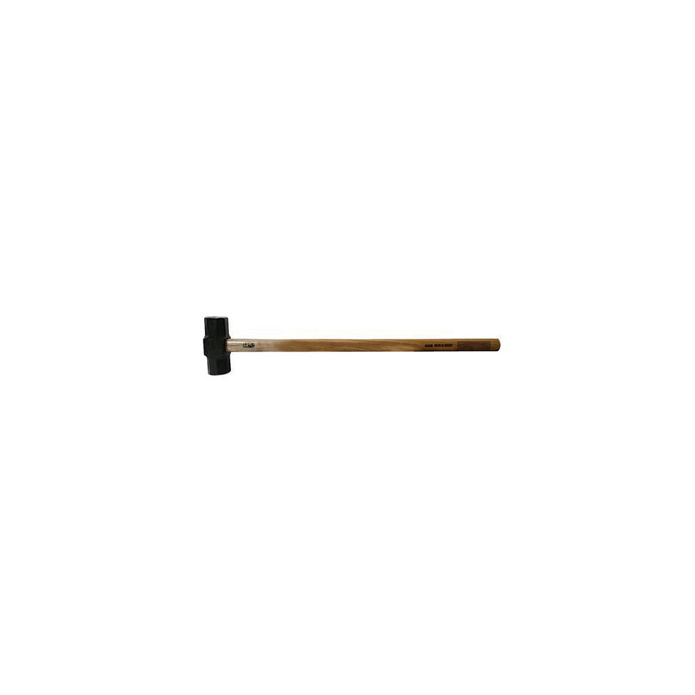10lb Hickory Sledge Hammer Forged Steel Head Hickory Zig Zag Grip Shaft-image-OPC-P8WMJ6X-NEW