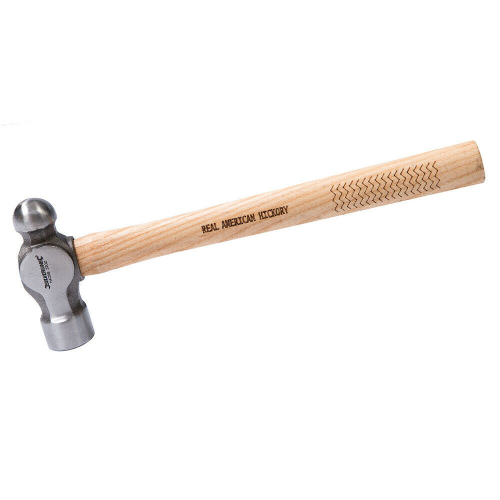 Loops 32Oz Hickory Shaft Ball Pein Hammer Forged Steel Sheet Metalwork Striking Tool