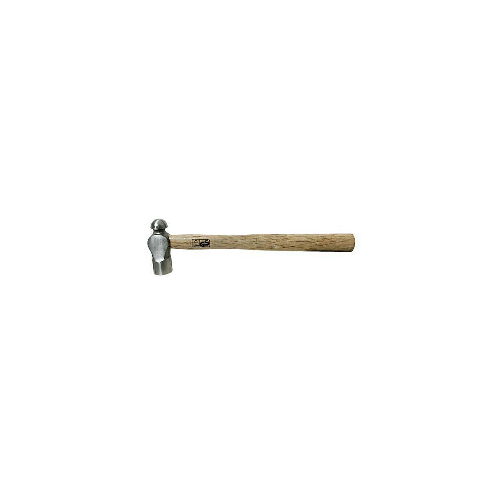 8oz Hardwood Ball Pein Hammer Striking Shaping Metal Wooden Shaft & Steel Head