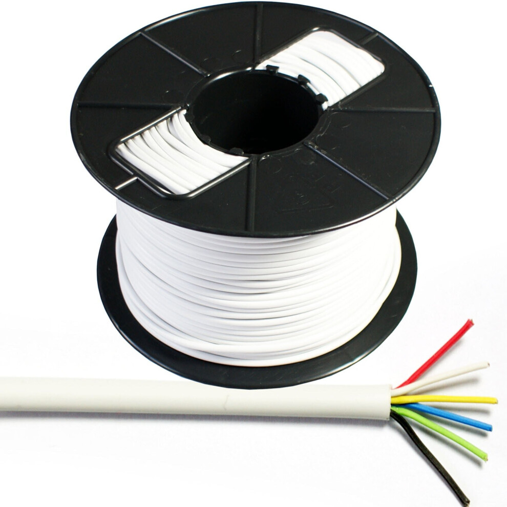 Loops 100M Reel 6 Way 3 Pair Alarm Cable Tcca Stranded Core Cctv Panel Contact Pir