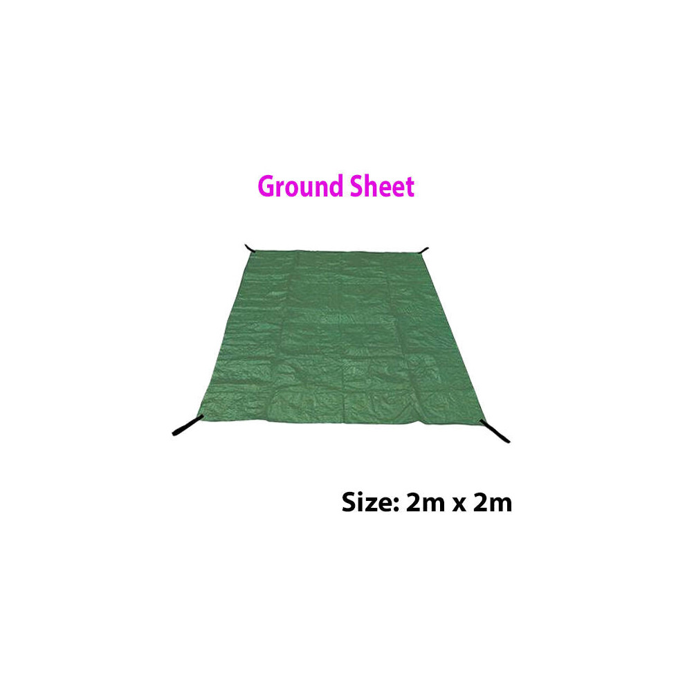 2m x 2m 110GSM Waterproof UV Ground Sheet/Cover Camping Tarpaulin Tent Picnic