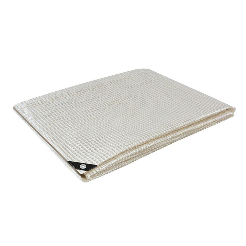 3m x 4m Leno Rope Waterproof Tarpaulin Sheets Protective Outdoor Ground Cover