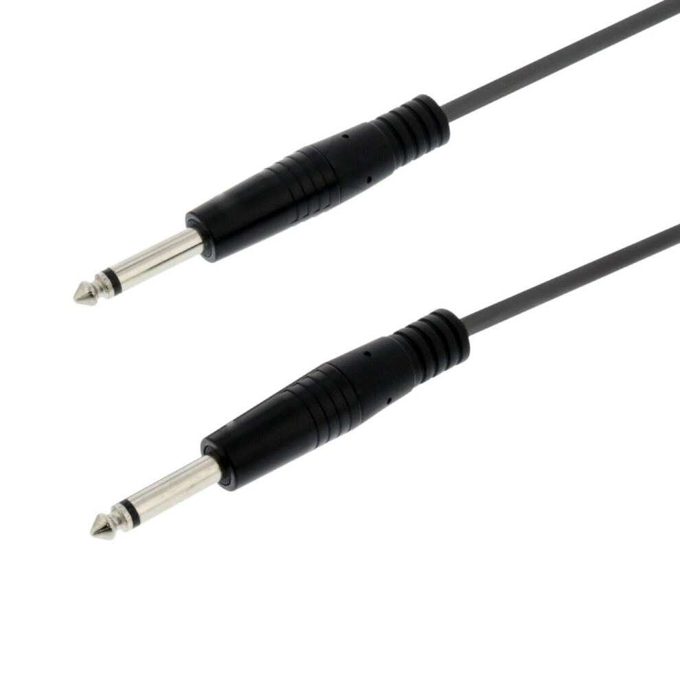 3m 6.35mm Mono Plug to Jack Pro SPEAKER CABLE OFC 16awg Loudspeaker Wire Lead