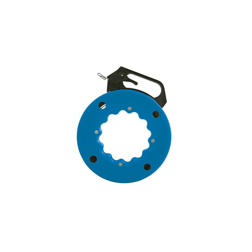 15m Fish Tape For Fitting Cables & Wires Pull Through Conduit & Cavities