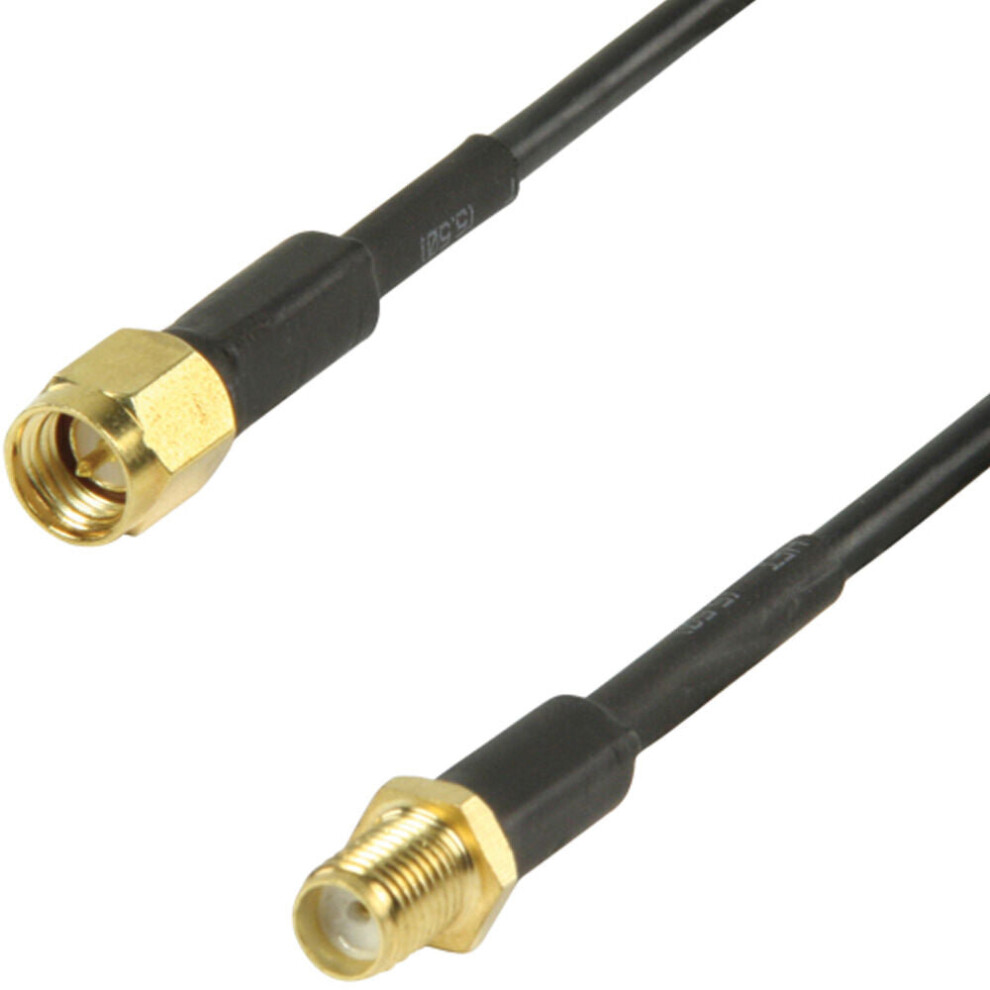 Loops 2M Sma Male To Female Coaxial Extension Cable Wifi Router Antenna Aerial 50Ohm