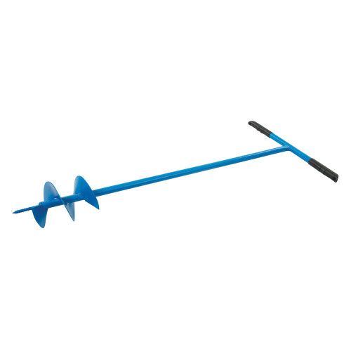 Loops 1.1m Steel Hole Auger 5" / 127mm Post Pole Diameter Tool Digging Turning Soil