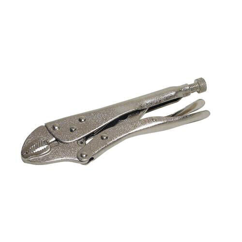 Loops 180mm Curved Steel Self Locking Pliers Quick Release