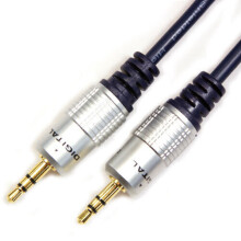 3M 3.5mm Stereo Audio Cable, 3m - Gold-Plated, Shielded OFC Plug-to-Plug Lead for Headphones, iPod, MP3, AUX