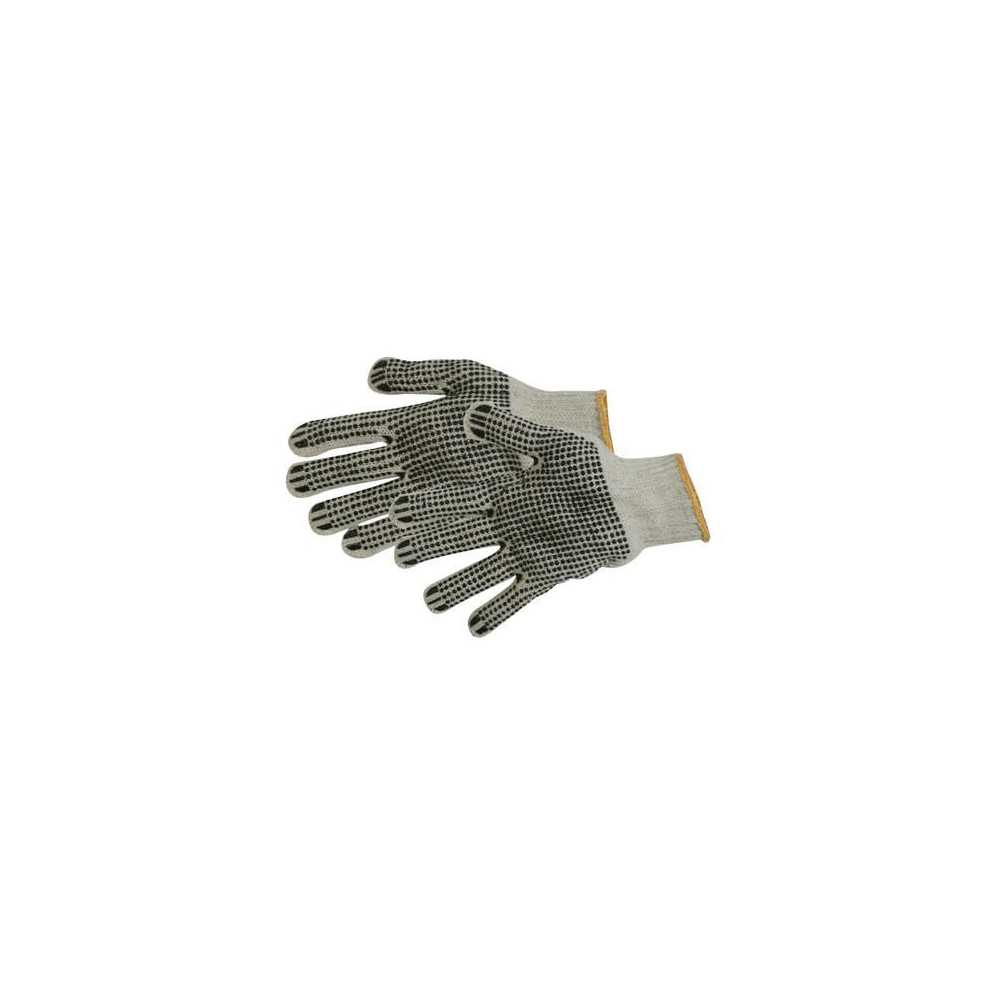 Double Sided Dot Gloves One Size Enhanced Grip Light Duty Lifting Removal