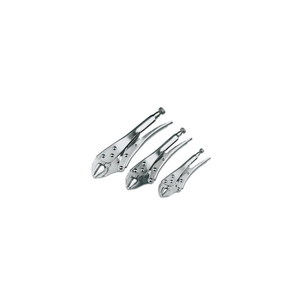 3 Piece 130Mm 170Mm 210Mm Self Locking Pliers Set Quick Release Handle 5055538182211