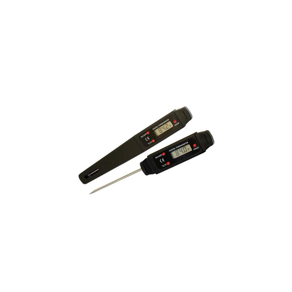 Digital Thermometer 50C to +125C Celsius & Farenheit Temperature Probe